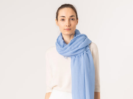 Whisperlight shawl in Provence